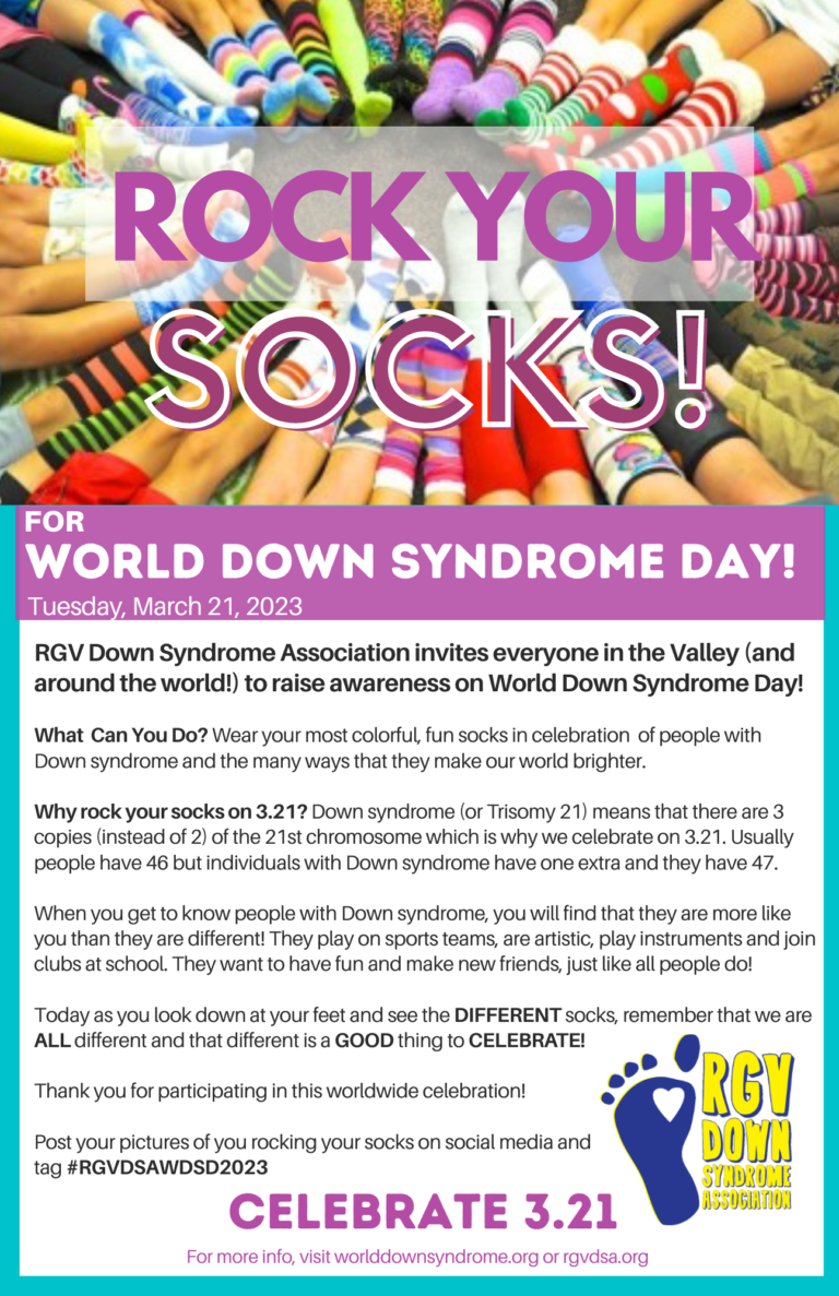 Rock Your Socks! RGV Down Syndrome Association